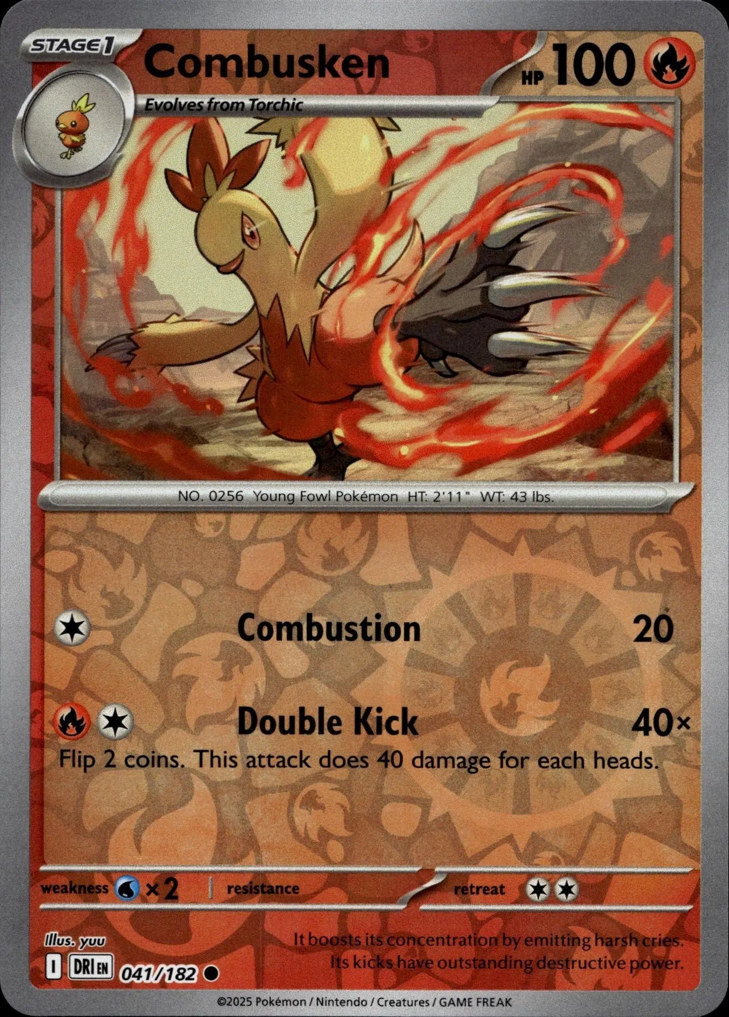 SV10: Destined Rivals #041/182 Combusken CDP