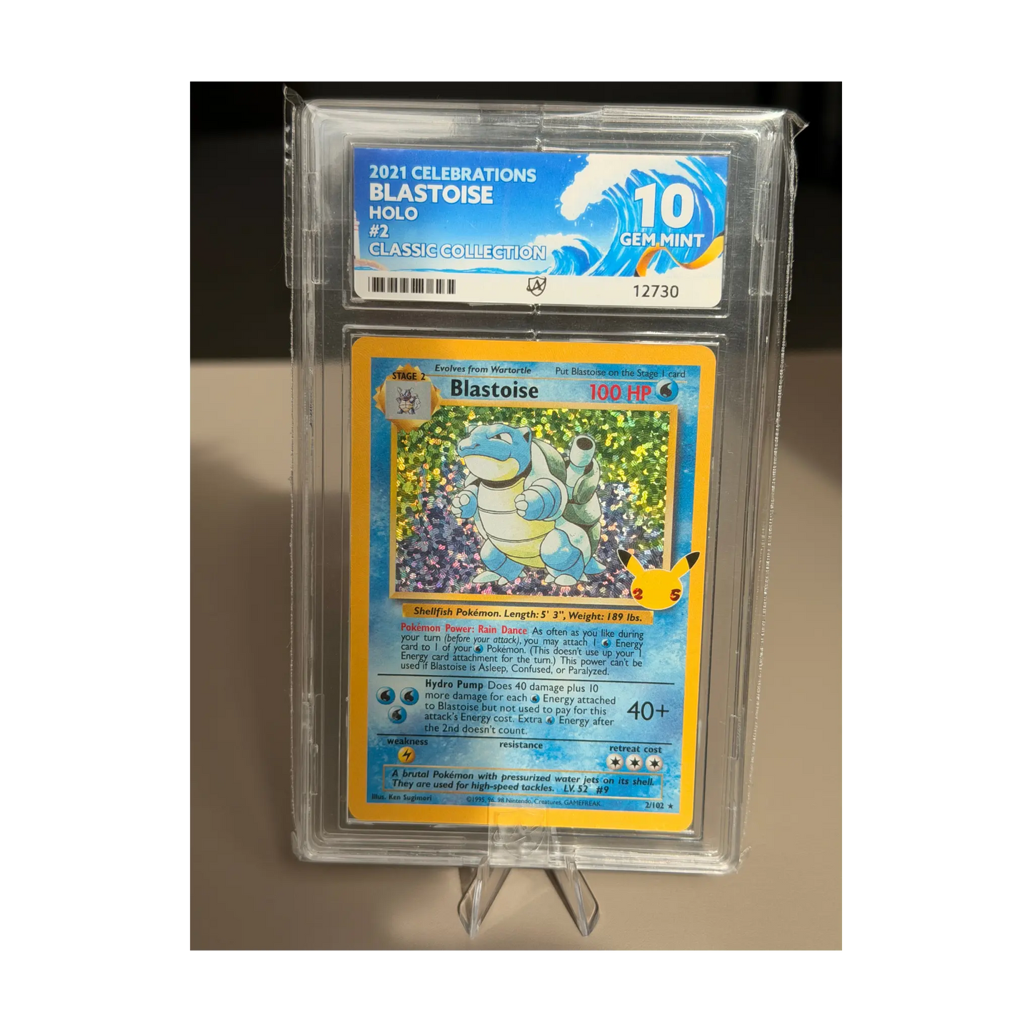 Blastoise #2 Celebrations – ACE 10 (Gem Mint) TCG House UK
