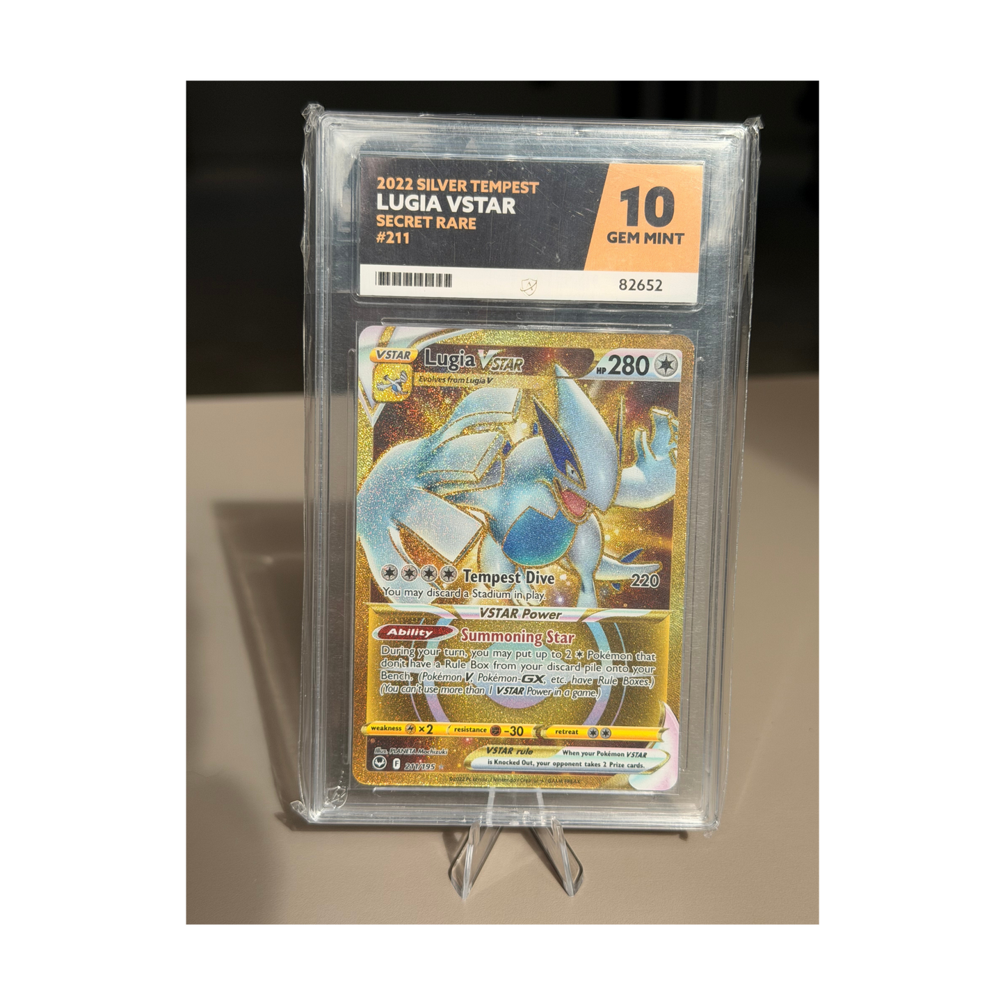 Lugia VSTAR #211 – ACE 10 (Gem Mint)