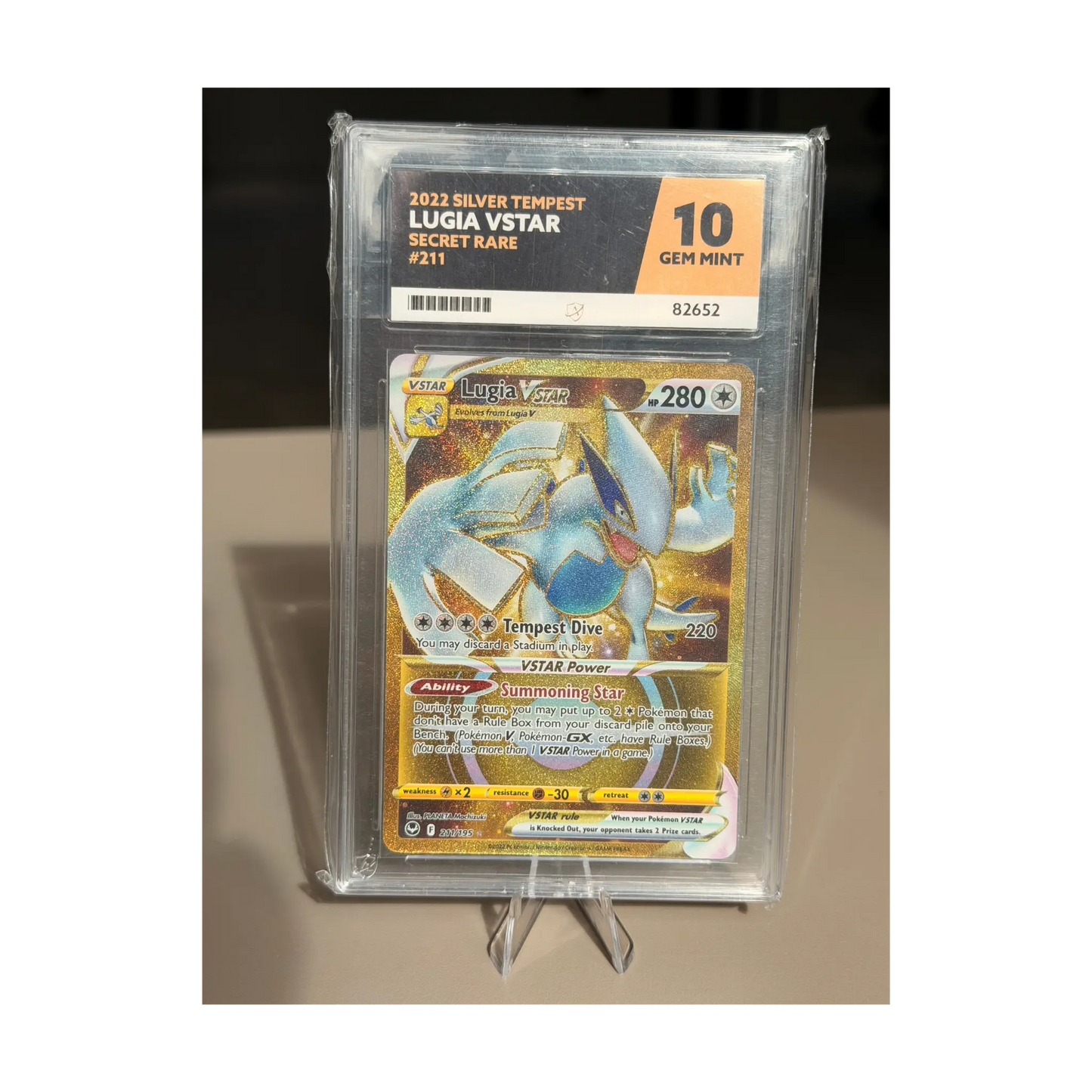 Lugia VSTAR #211 – ACE 10 (Gem Mint) TCG House UK