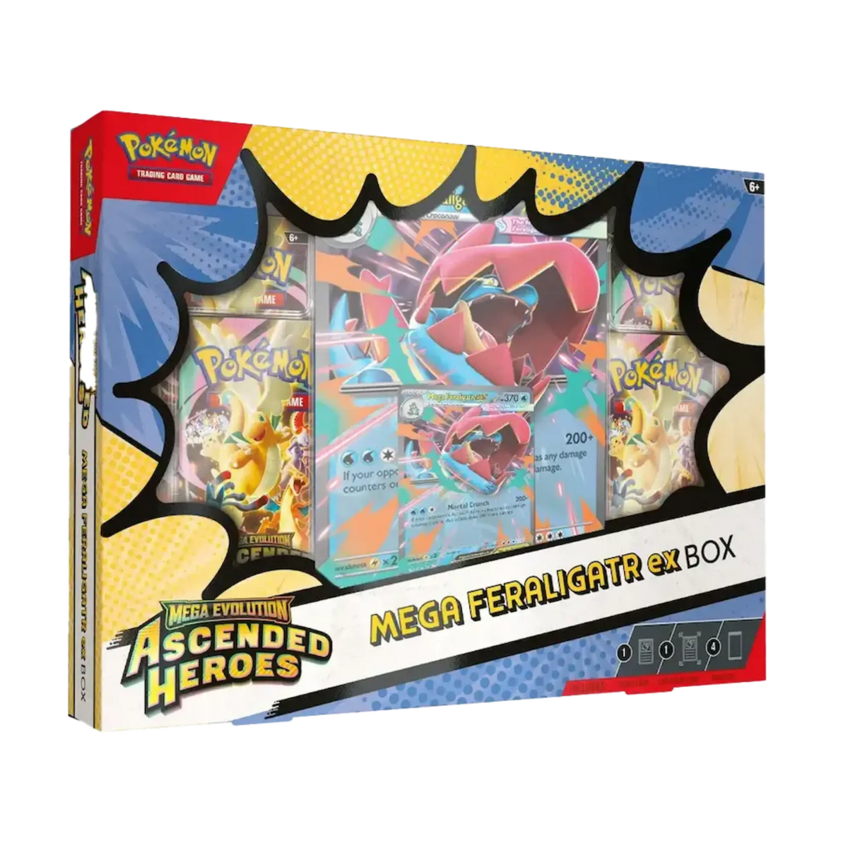 Pokémon Mega Evolution Ascended Heroes Mega Feraligatr ex Box TCG House UK