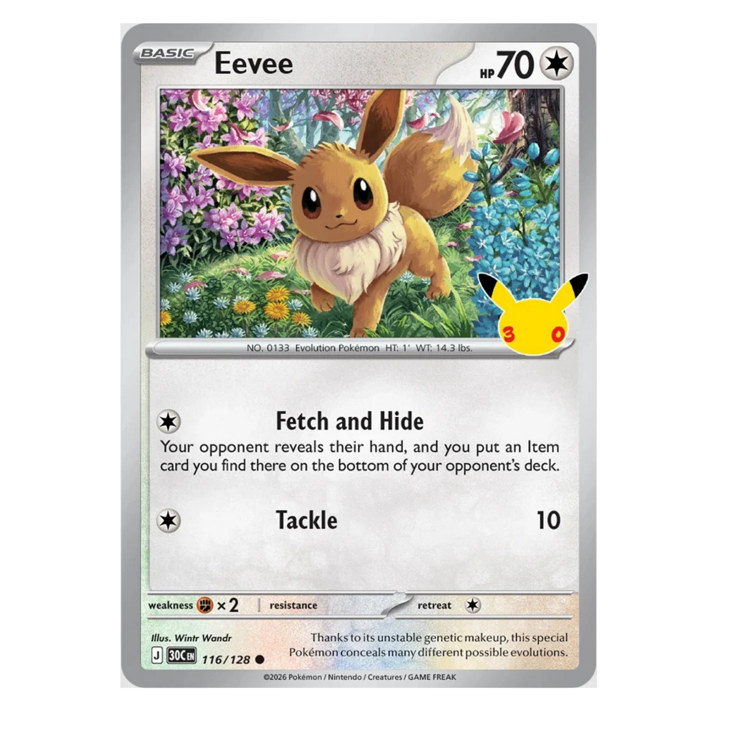 Pokémon TCG: 30th Eevee Celebration 2-Pack Blister