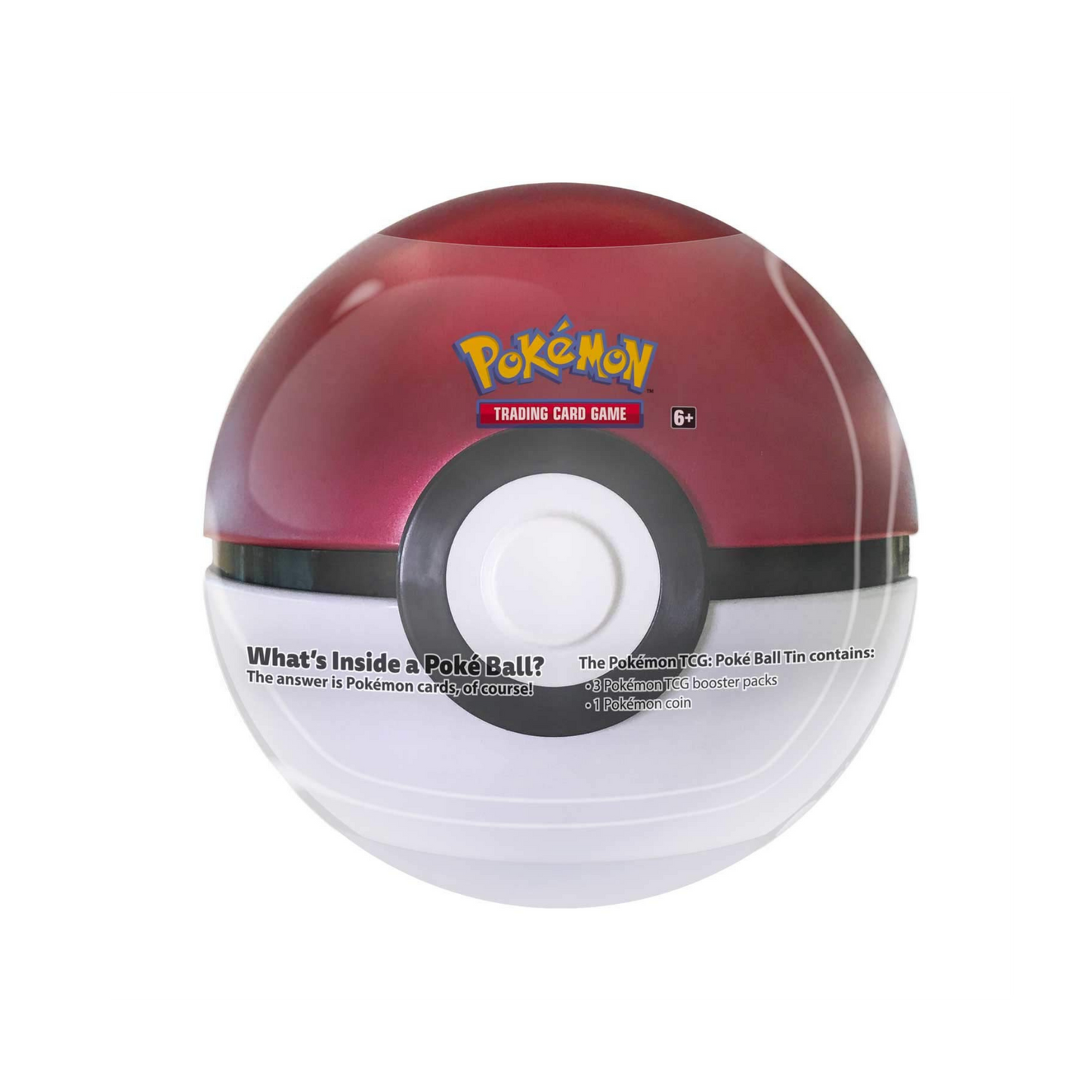 Pokémon TCG Poké Ball Tin - 3 Booster Packs + Stickers (Styles May Vary)