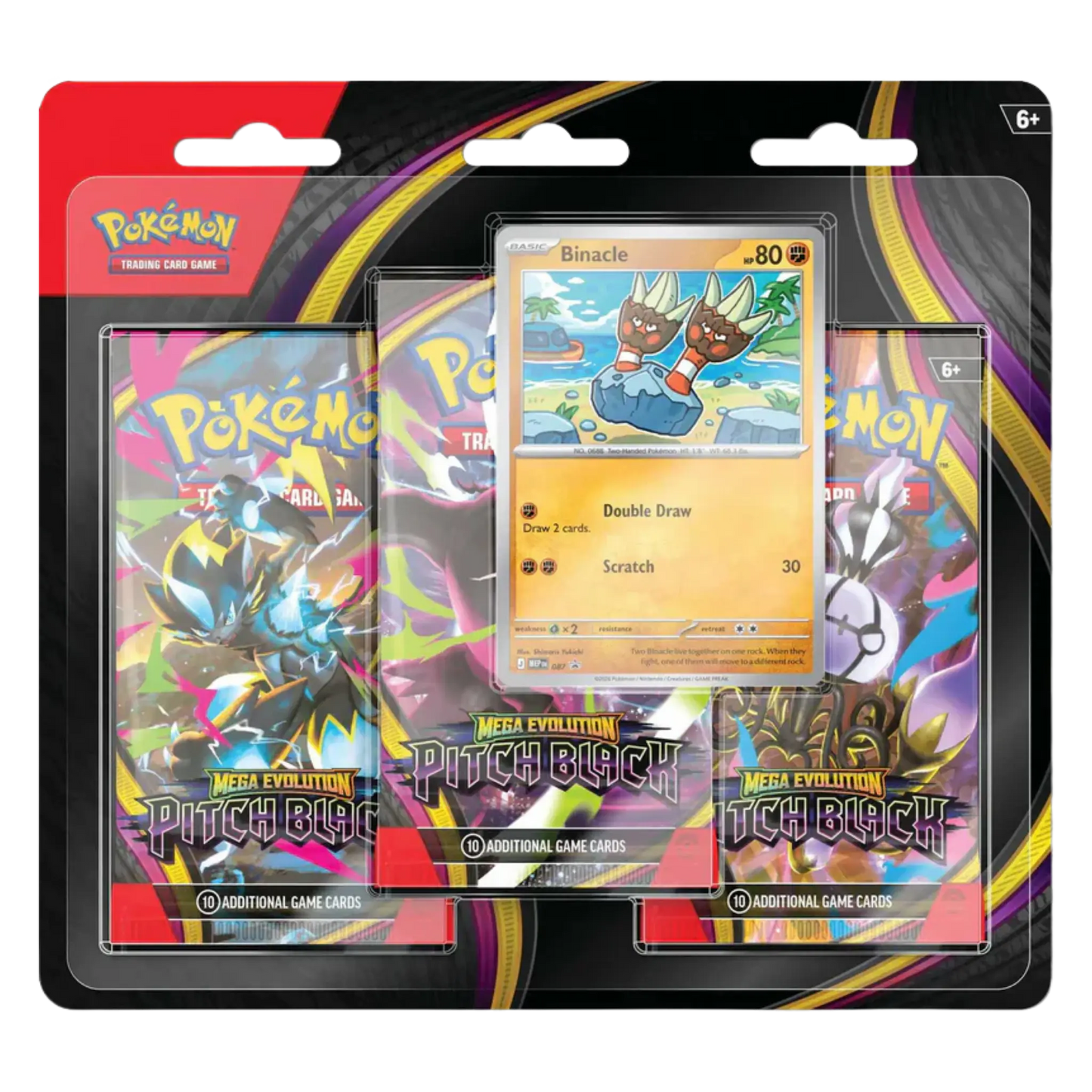 Pokémon TCG: Mega Evolution—Pitch Black Triple Pack Blister TCG House UK
