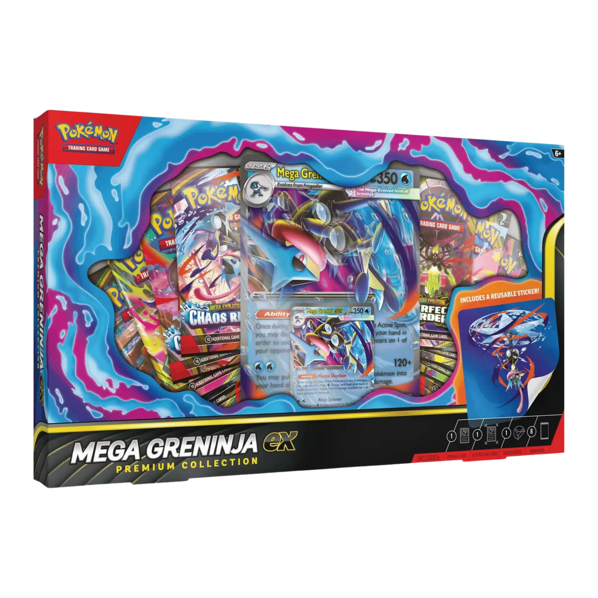 Pokémon TCG: Mega Greninja ex Premium Collection Box – Sealed TCG House UK