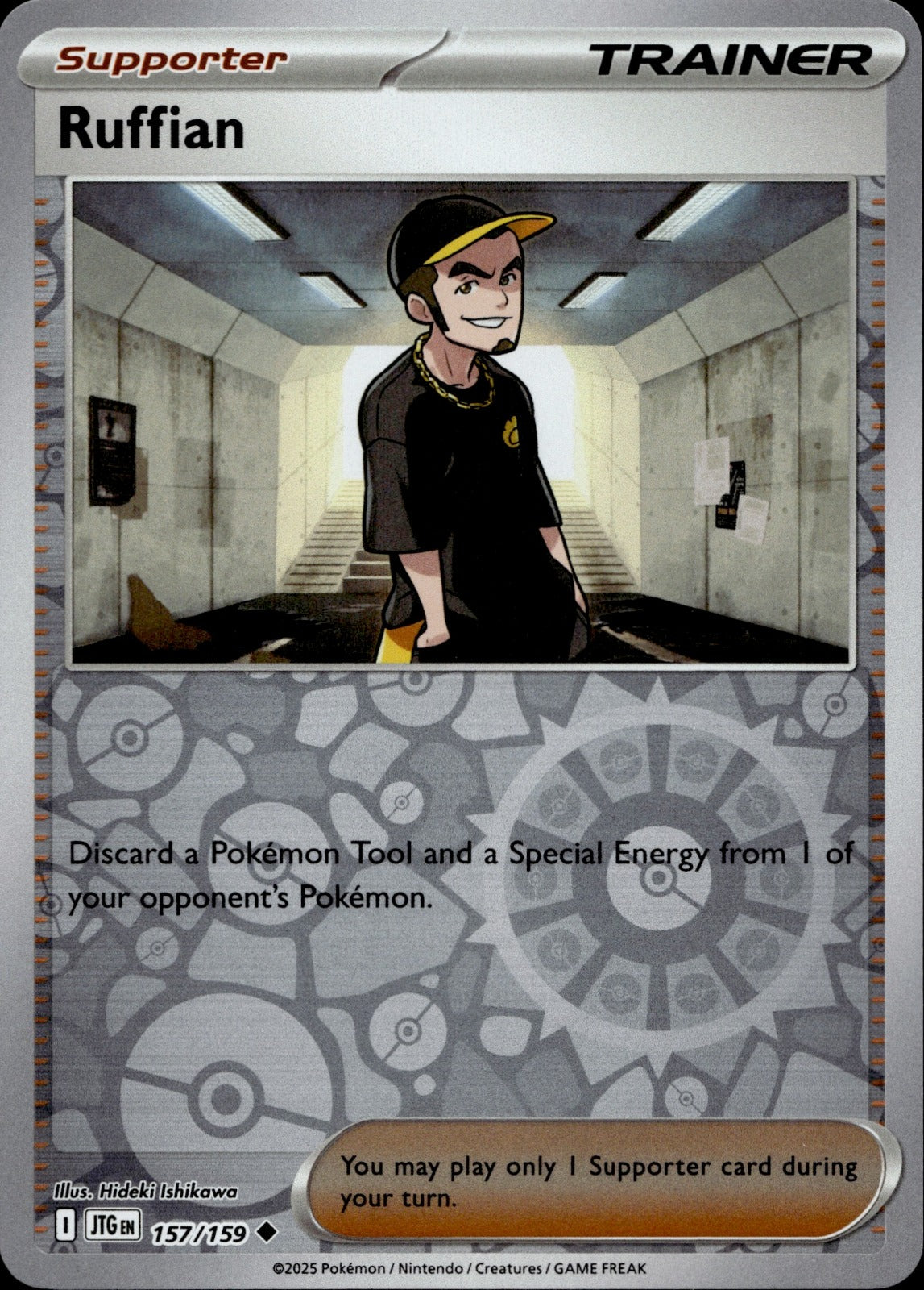 Ruffian Reverse Holo Uncommon SV09: Journey Together 157/159 NM