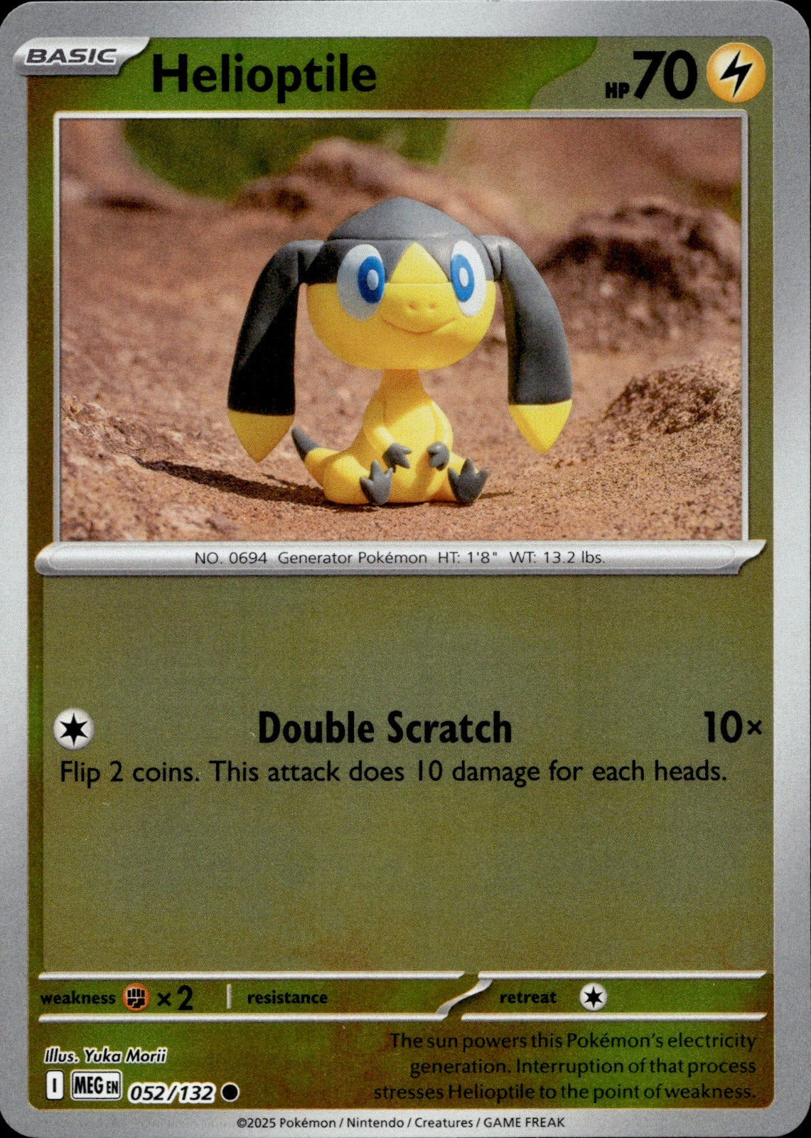 Helioptile - Common ME01: Mega Evolution 052/132 NM