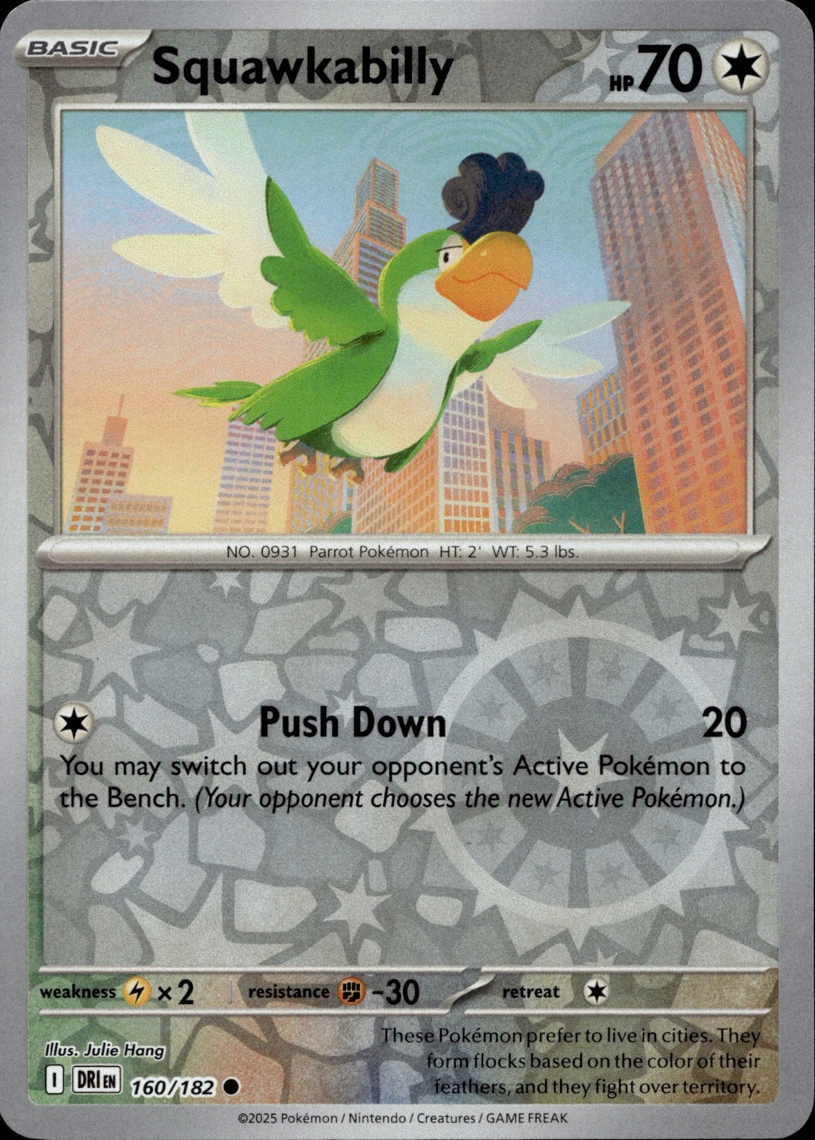 Squawkabilly Common SV10: Destined Rivals 160/182 NM