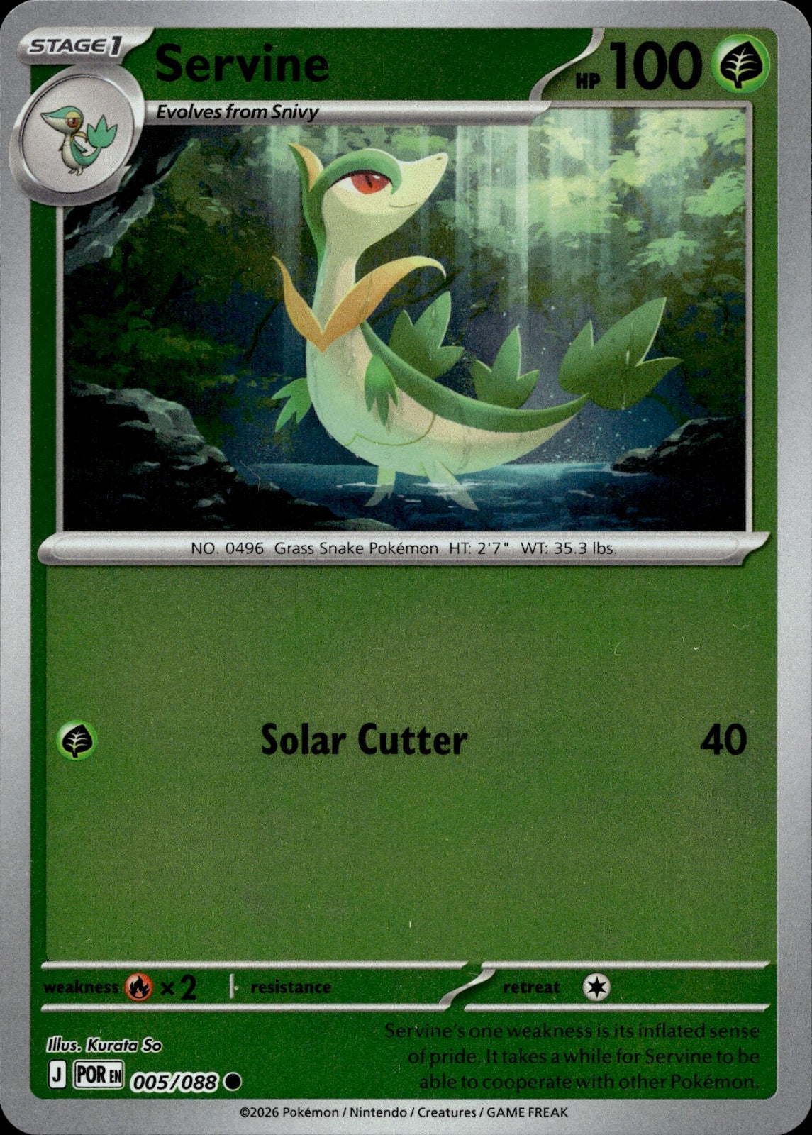 Servine Common ME03: Perfect Order 005/088 NM