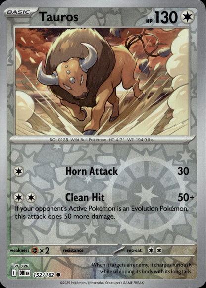 Tauros Common SV10: Destined Rivals 152/182 NM