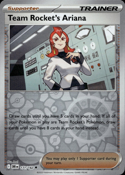 Team Rocket's Ariana Uncommon SV10: Destined Rivals 171/182 NM