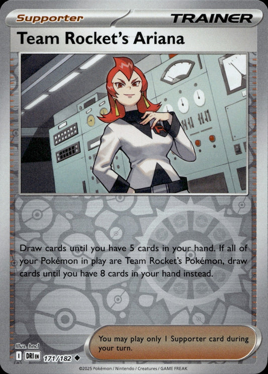 Team Rocket's Ariana Uncommon SV10: Destined Rivals 171/182 NM