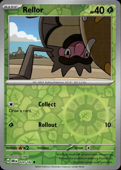 Rellor Reverse Holo Common SV10: Destined Rivals 024/182 NM