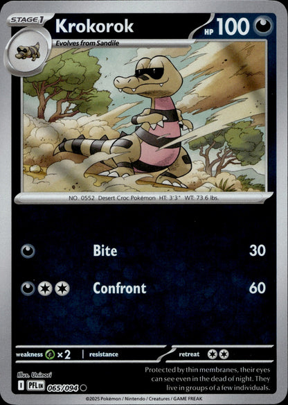 Krokorok Common ME02: Phantasmal Flames 065/094 NM