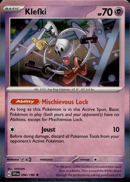 Klefki Holo Rare SV01: Scarlet & Violet Base Set 096/198 NM