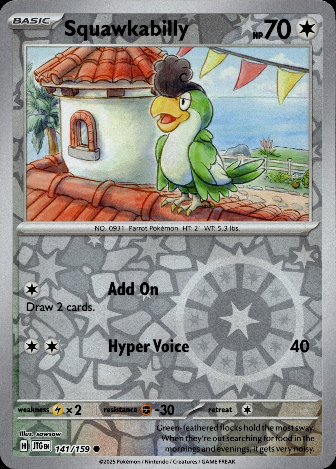 Squawkabilly Common SV09: Journey Together 141/159 NM