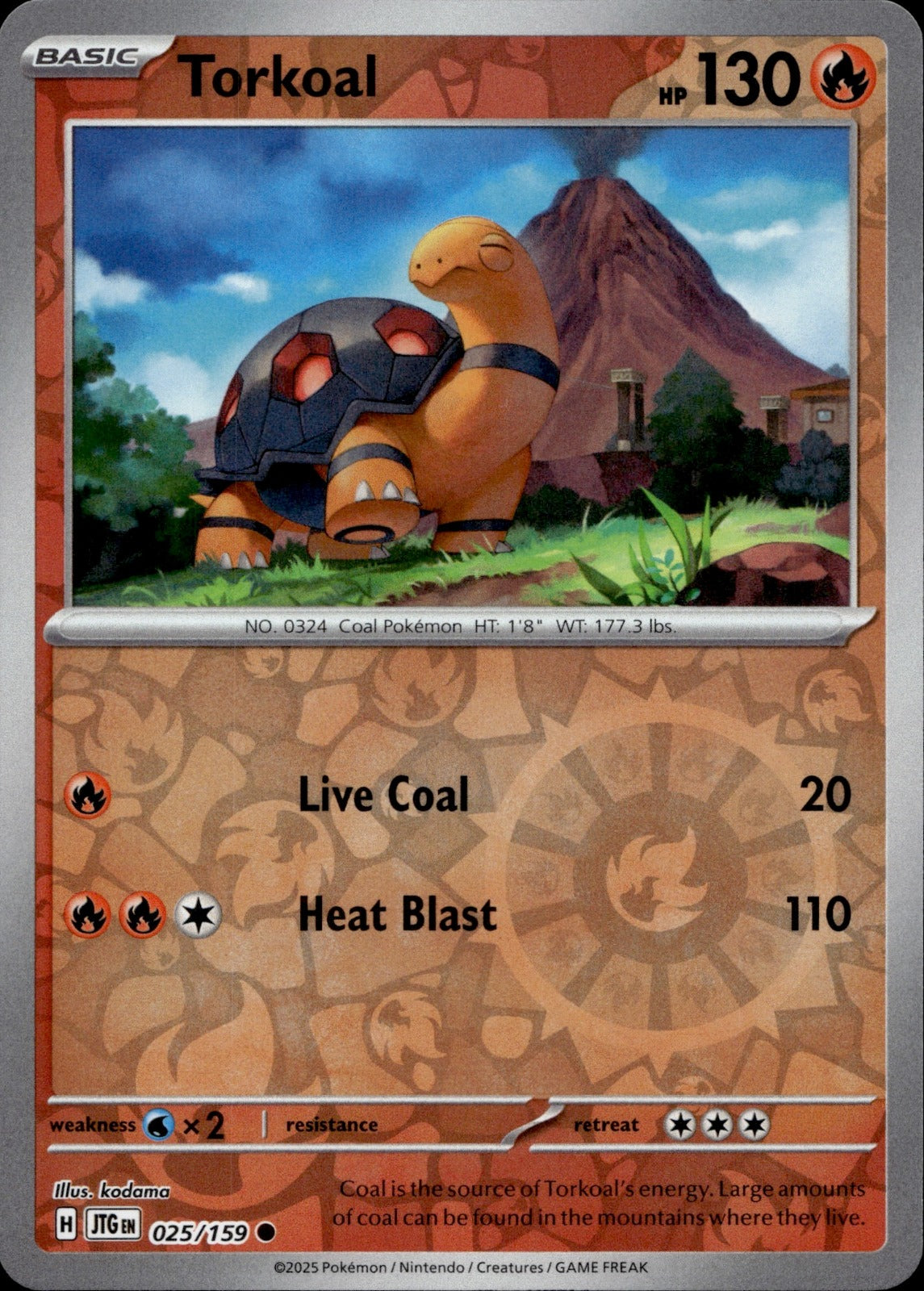 Torkoal Common SV09: Journey Together 025/159 NM
