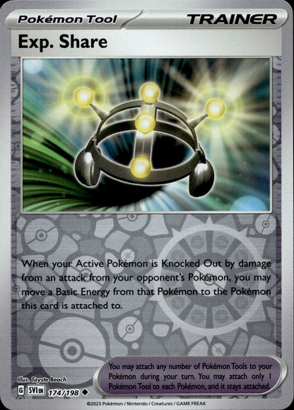 Exp. Share Reverse Holo Uncommon SV01: Scarlet & Violet Base Set 174/198 NM