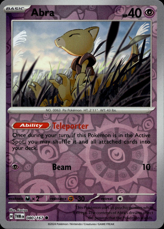 SV06: Twilight Masquerade #080/167 Abra