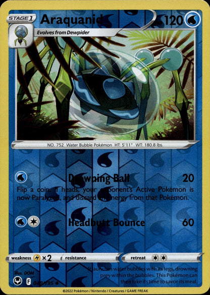 SWSH12: Silver Tempest #048/195 Araquanid