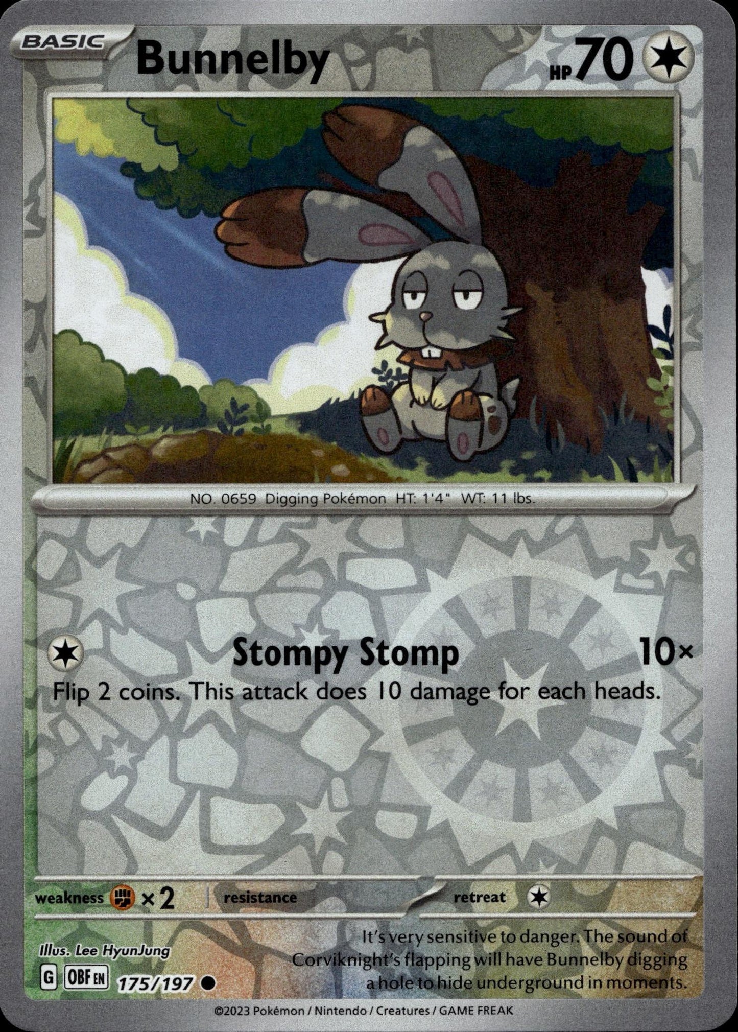 SV03: Obsidian Flames #175/197 Bunnelby