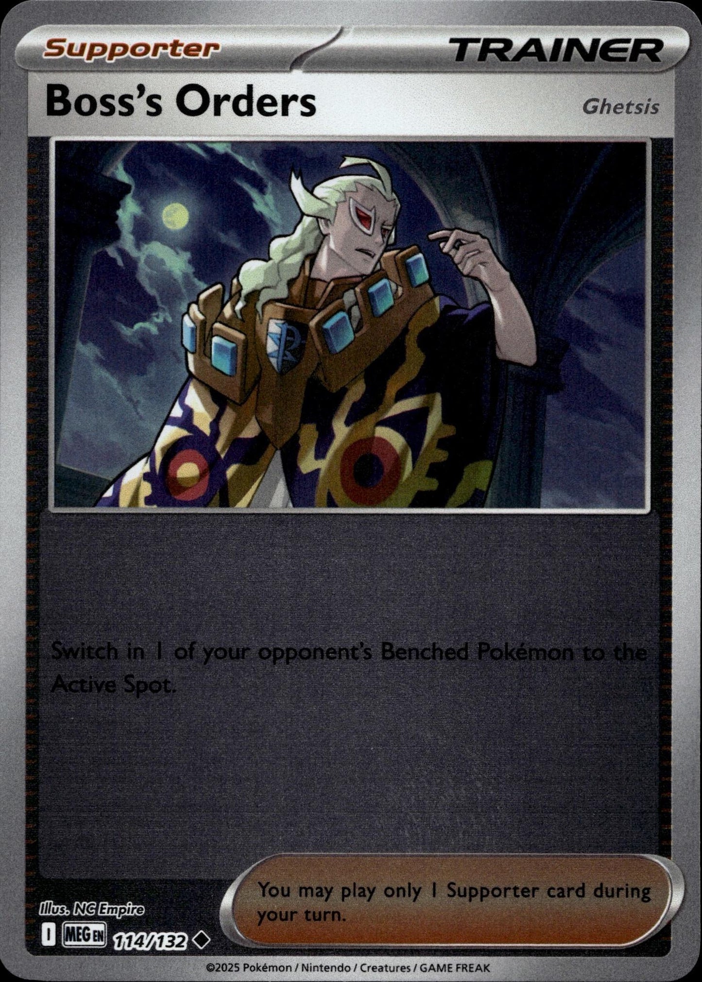 ME01: Mega Evolution #114/132 Boss's Orders [Ghetsis]