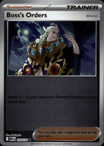 ME01: Mega Evolution #114/132 Boss's Orders [Ghetsis]