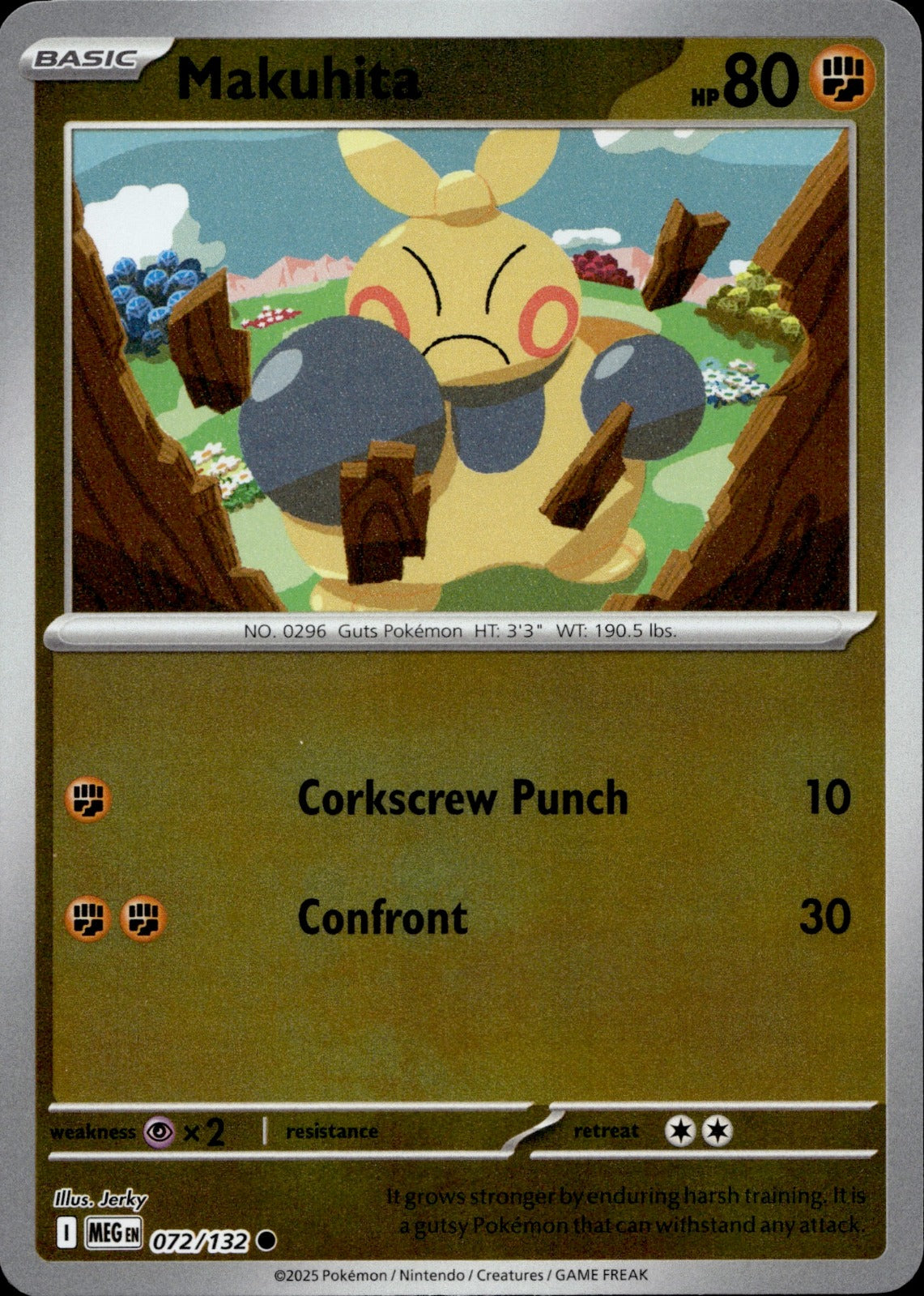 Makuhita Common ME01: Mega Evolution 072/132 NM
