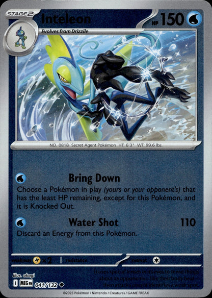 Inteleon - Uncommon ME01: Mega Evolution 041/132 NM