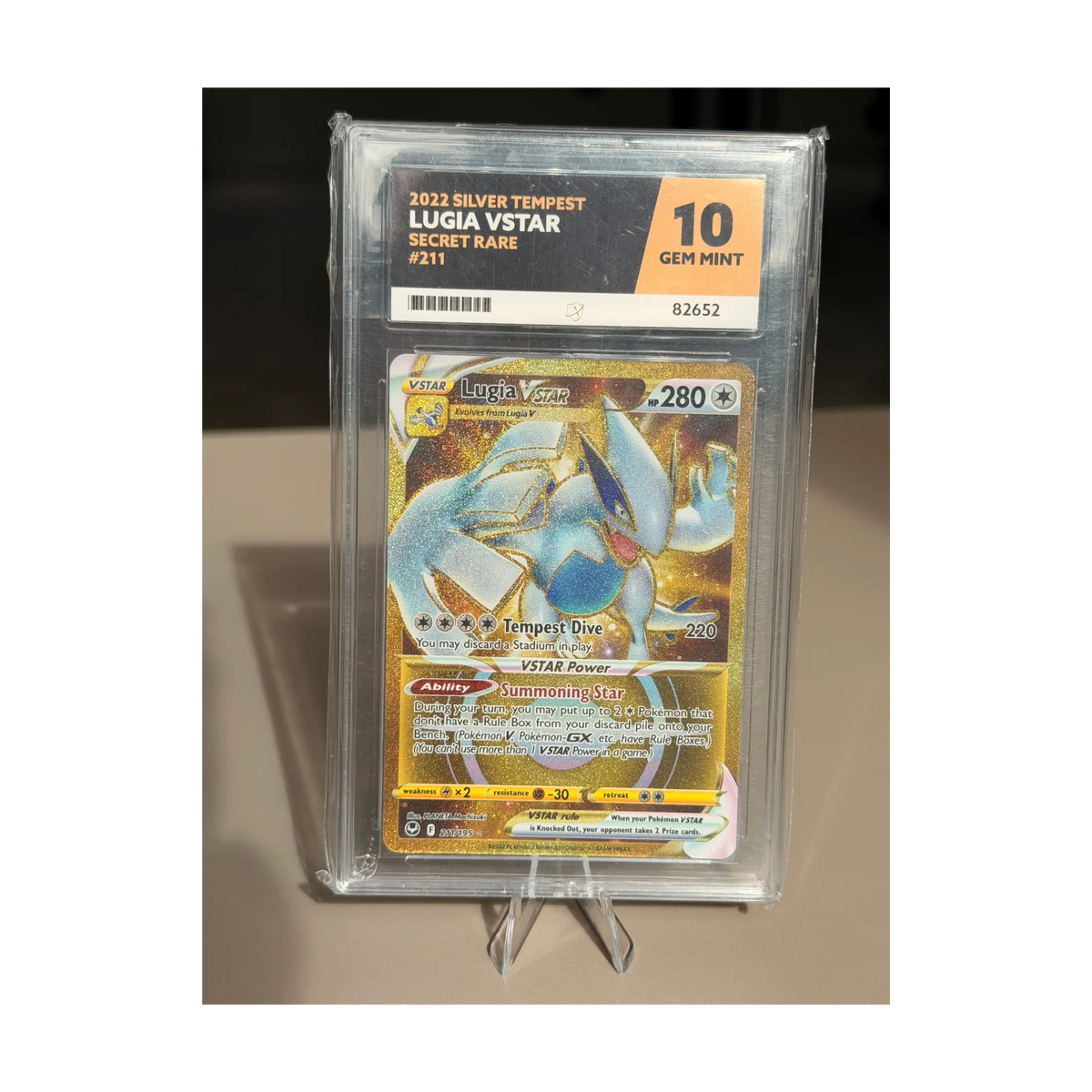 Lugia VSTAR #211 – ACE 10 (Gem Mint) TCG House UK