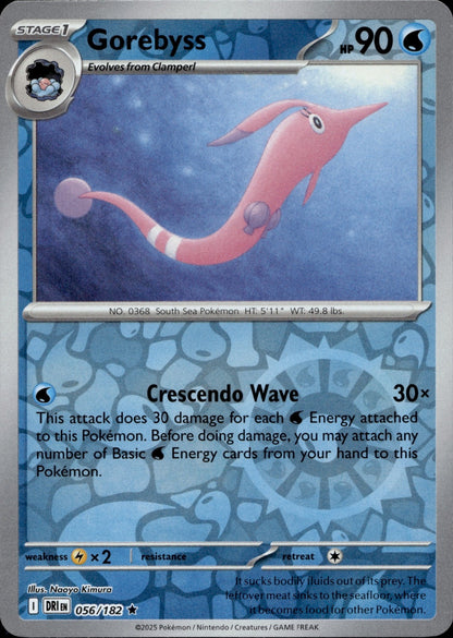 Gorebyss Reverse Holo Rare SV10: Destined Rivals 056/182 NM