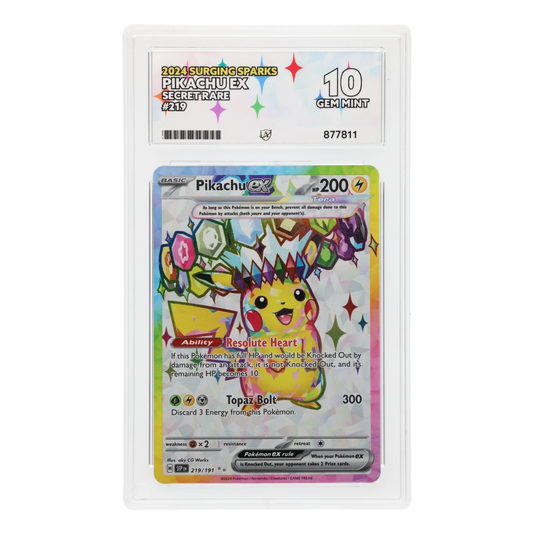 ACE 10 Pikachu ex #219/191 – Special Illustration Rare | Pokémon TCG Surging Sparks