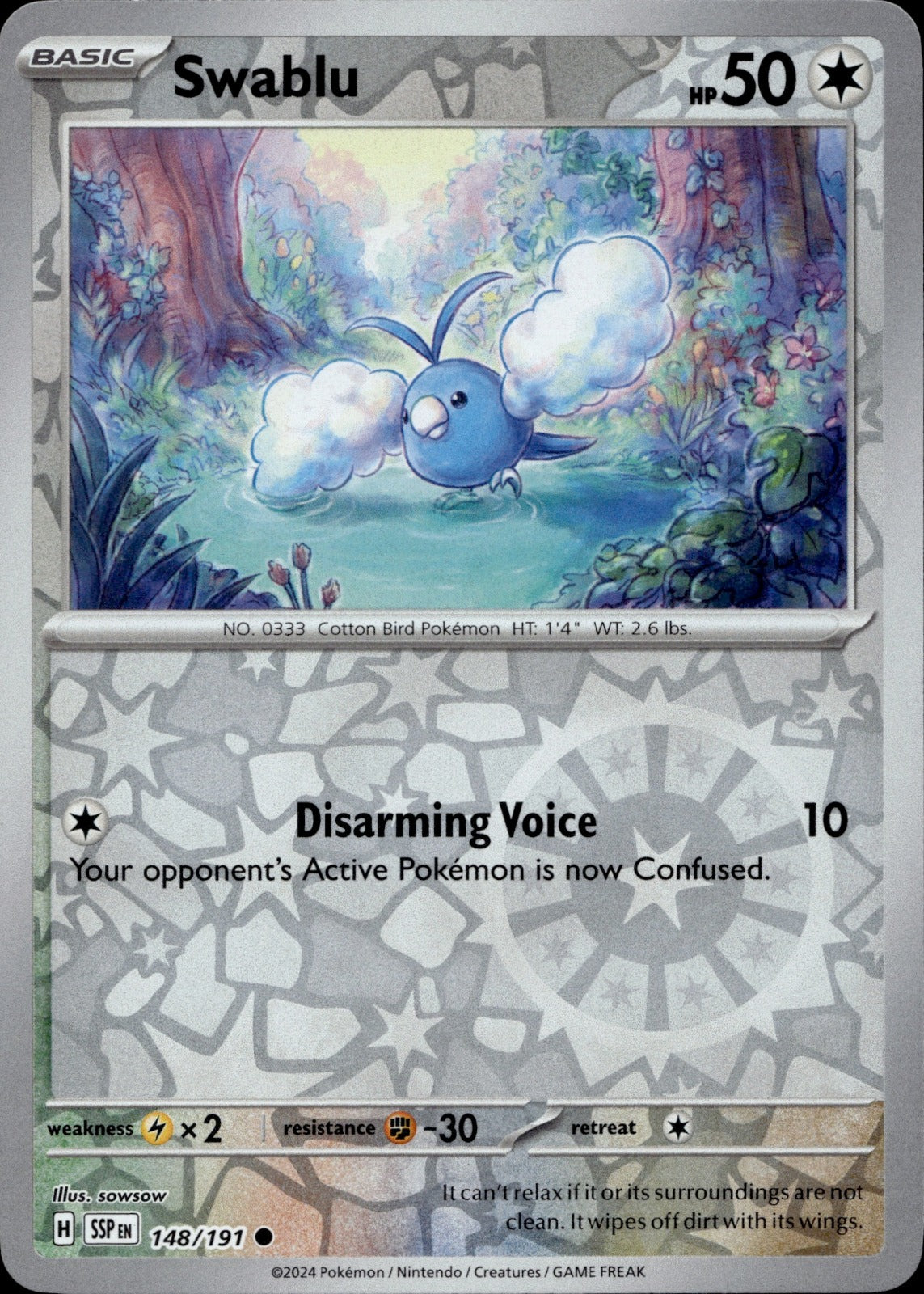 Swablu Common SV08: Surging Sparks 148/191 NM