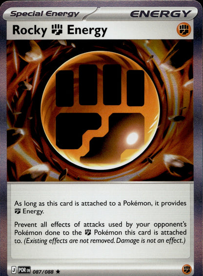 Rocky Fighting Energy Holo Rare ME03: Perfect Order 087/088 NM