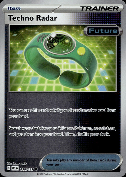 Techno Radar Uncommon SV: Prismatic Evolutions 130/131 NM