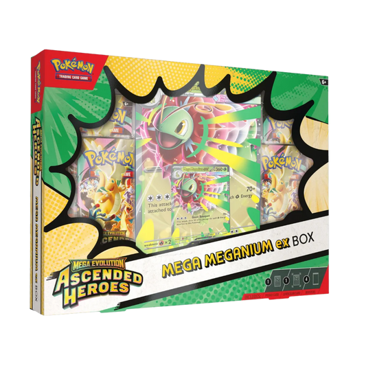 Pokémon Mega Evolution Ascended Heroes Mega Meganium ex Box