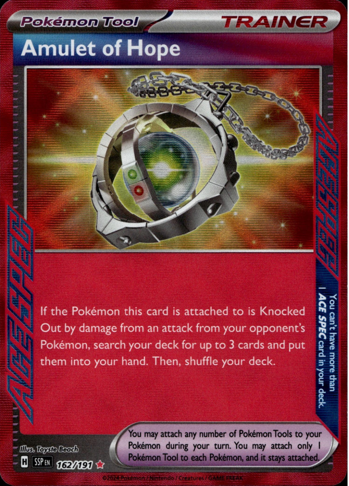 SV08: Surging Sparks #162/191 Amulet of Hope