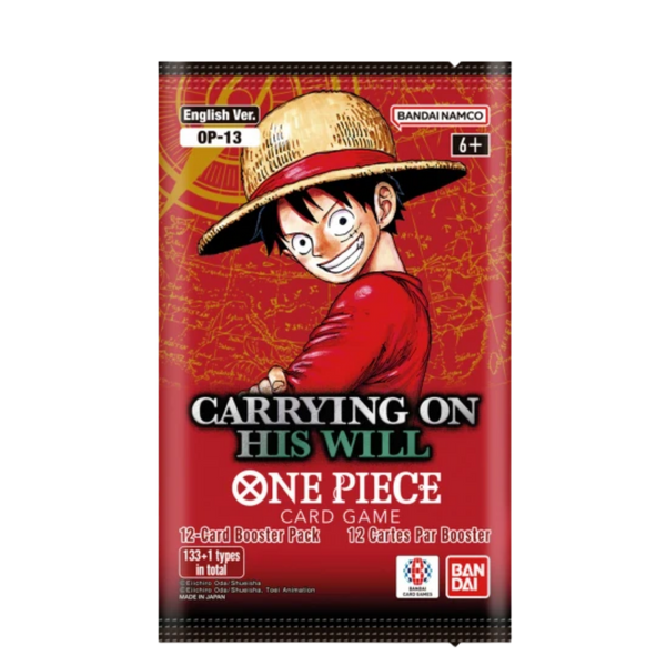One Piece Card Game - Carrying On His Will [OP-13] Booster Pack