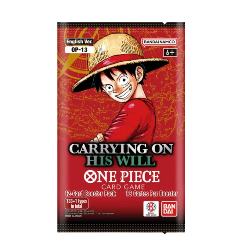 One Piece Card Game - Carrying On His Will [OP-13] Booster Pack TCG House UK