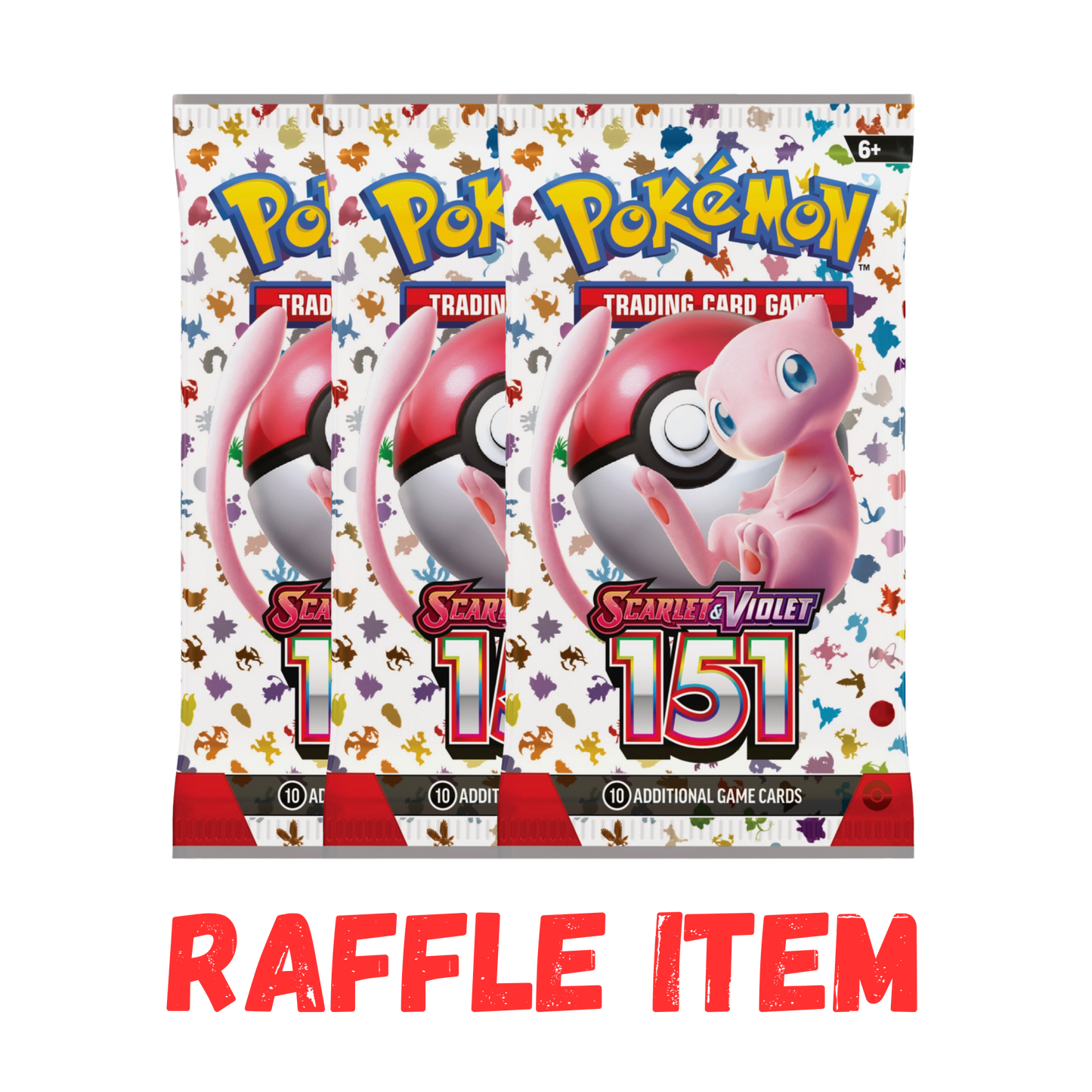 Pokémon 151 Booster Raffle – Win 3 Packs!