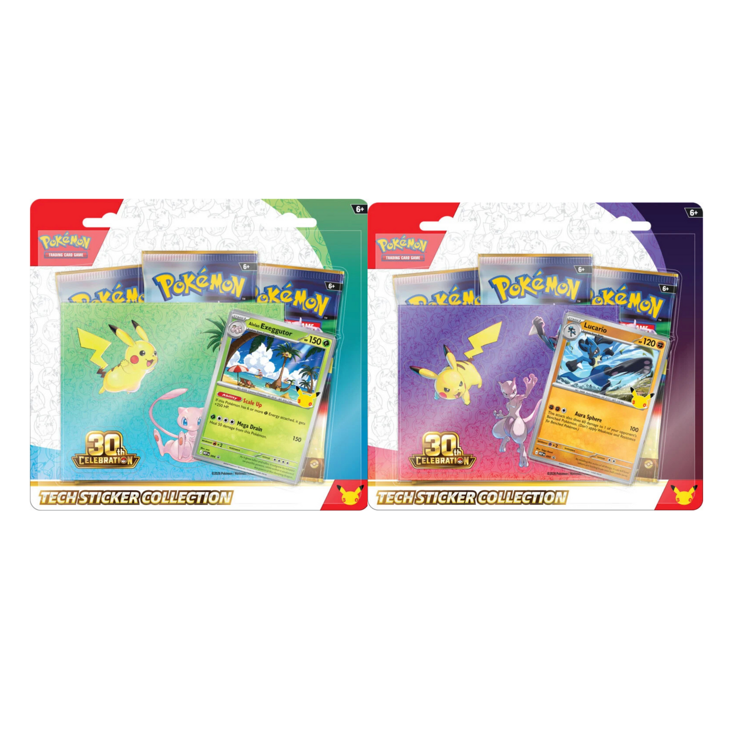 Pokémon TCG: 30th Celebration Tech Sticker Collection (1 of 2 Designs)