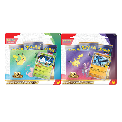 Pokémon TCG: 30th Celebration Tech Sticker Collection (1 of 2 Designs)