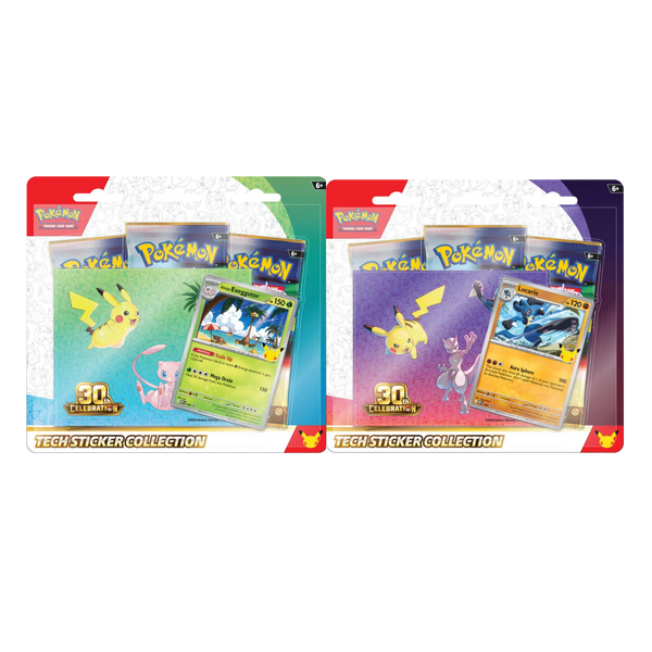 Pokémon TCG: 30th Celebration Tech Sticker Collection (1 of 2 Designs)