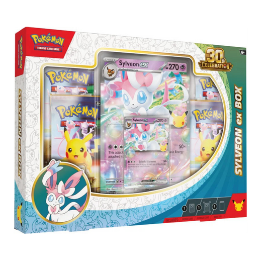 Pokémon TCG: 30th Celebration Pokémon ex Box – Sylveon ex