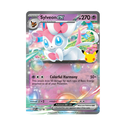 Pokémon TCG: 30th Celebration Pokémon ex Box – Sylveon ex