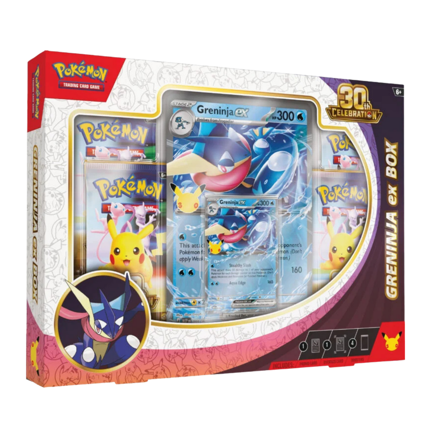 Pokémon TCG: 30th Celebration Pokémon ex Box – Greninja ex