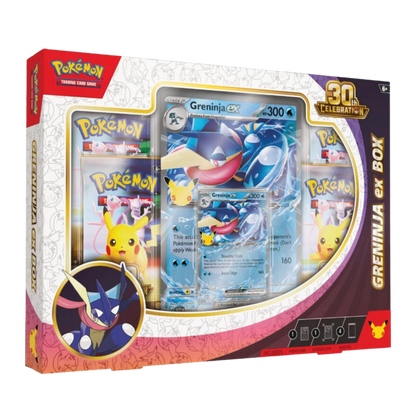 Pokémon TCG: 30th Celebration Pokémon ex Box – Greninja ex