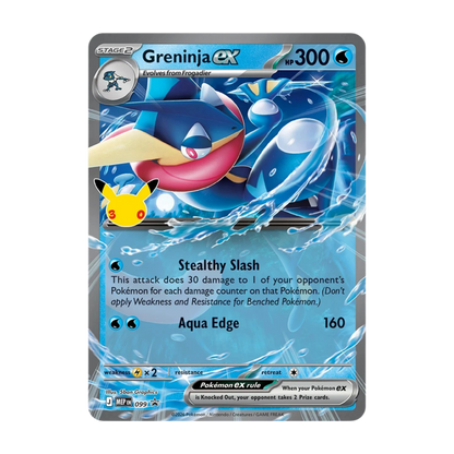 Pokémon TCG: 30th Celebration Pokémon ex Box – Greninja ex