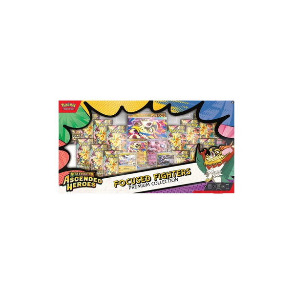 Pokémon TCG: Mega Evolution — Ascended Heroes Focused Fighters Premium Collection (USA Exclusive)