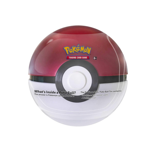 Pokémon TCG Poké Ball Tin - 3 Booster Packs + Stickers (Styles May Vary)